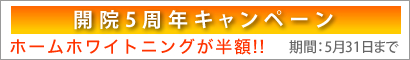 5周年キャンペーン